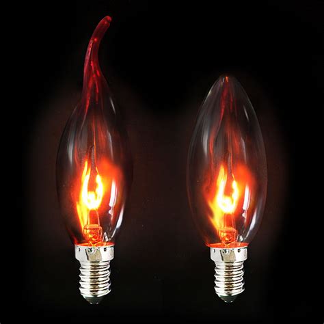 vintage flame light bulbs